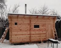 Garten-Sauna,Holzstärke 70 mm mit Holzofen. Rheinland-Pfalz - Lahnstein Vorschau