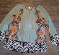 Sheego Tunika Shirt LA-Shirt Langarmshirt Bluse 46 NEU XL grün Niedersachsen - Moormerland Vorschau