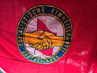 Tuch flagge SED DDR sozialistische Einheitspartei Deutschland Sachsen - Lichtenau Vorschau