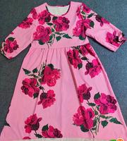 ❤️❤️ Mega Sommer Kleid pink Rosen Gr, XL Kofferware Bayern - Wiesent Vorschau