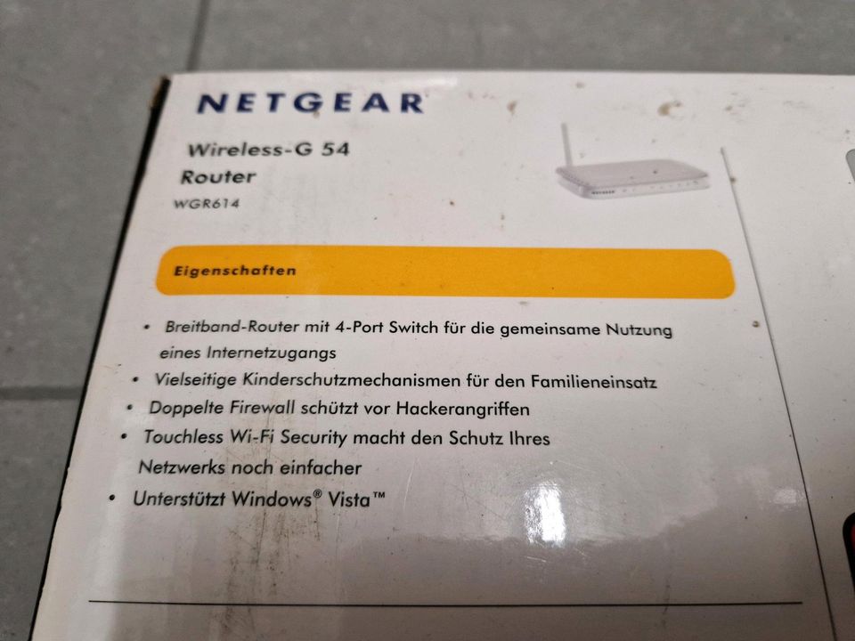 NETGEAR Wireless-G 54 Router WGR 614 in Mettmann
