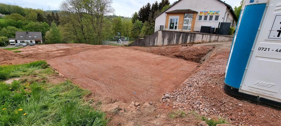 Baugrube Ein - und Mehrfamilienhaus in Neunkirchen