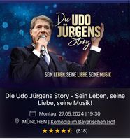 2 Tickets Udo Jürgens Show Bayrischer Hof, Montag, 27.05. 19:30 München - Bogenhausen Vorschau