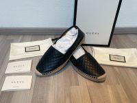 Gucci GG Leder Espadrilles Schuhe Monogram schwarz 38 Ballerina Feldmoching-Hasenbergl - Feldmoching Vorschau