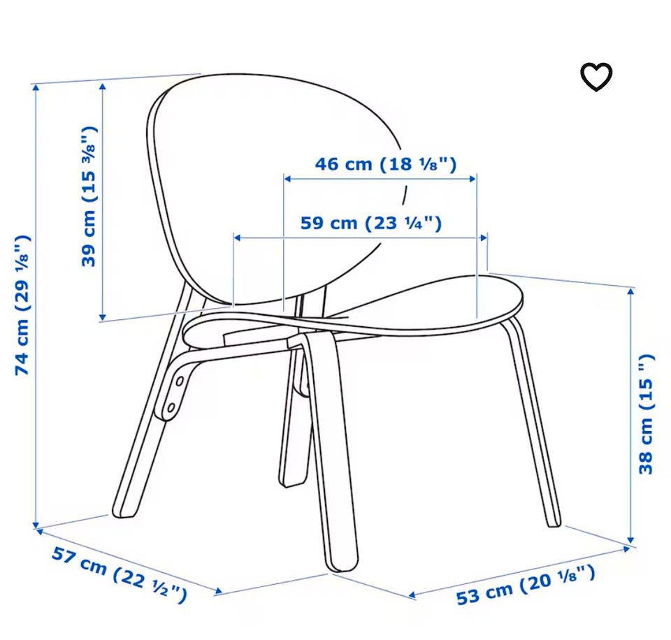 Ikea Sessel Fröset Stuhl Eiche in Lünen