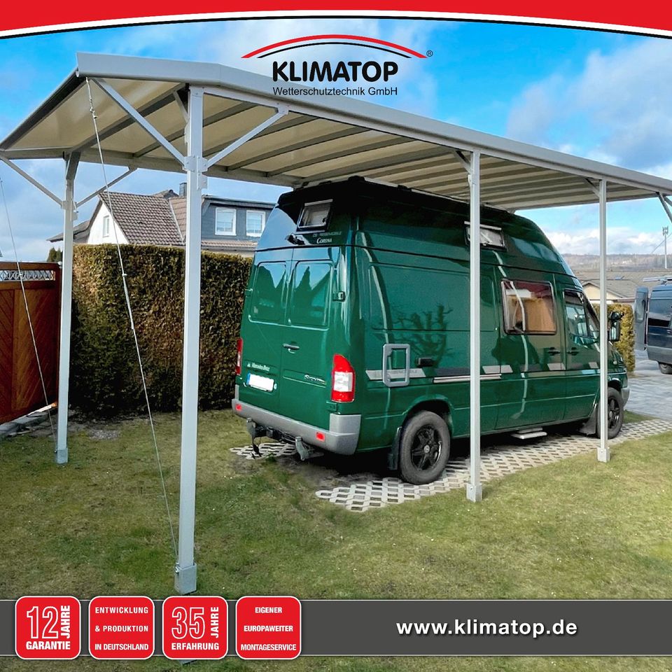 Wohnmobil Wohnwagen PKW Carport CARAPORT 350 x 900cm von KLIMATOP in Bückeburg