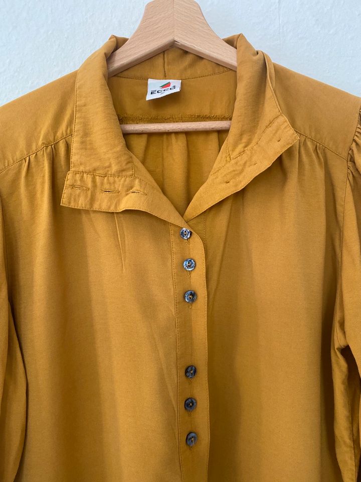 Senfgelbe Vintage Bluse in Meiningen