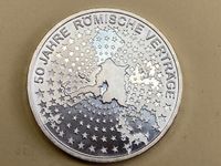 Deutschland 10 Euro Silbermünze  2007 50 Jahre Römische Verträge Brandenburg - Wustermark Vorschau