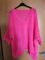 Strickpullover neon pink oversize Bayern - Reisbach Vorschau