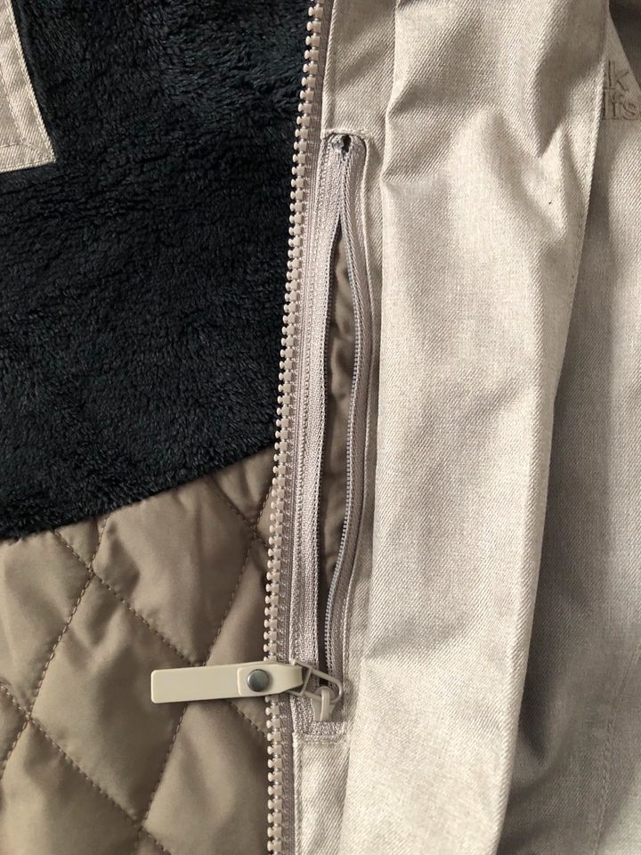 Jack Wolfskin Park Avenue Jacke, beige-grau, Gr. XL in Albstadt