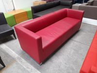 Sofa Signet, Leder rot Frankfurt am Main - Ostend Vorschau