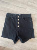 Shorts kurz high waist schwarz 36 Bershka Brandenburg - Schönefeld Vorschau