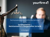 Sachbearbeiter / Rechtsanwaltsfachangestellter (m/w/d) | Stuttgar Stuttgart - Stuttgart-Mitte Vorschau