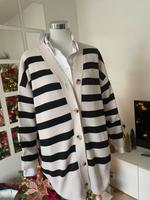 Primark creme beige schwarz lang Strickjacke Cardigan // L 42/44 Obervieland - Kattenturm Vorschau