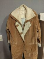 Warme Lederjacke/Ledermantel, Gr. 44+, in Cognac mit Webpelz Nordrhein-Westfalen - Hürth Vorschau