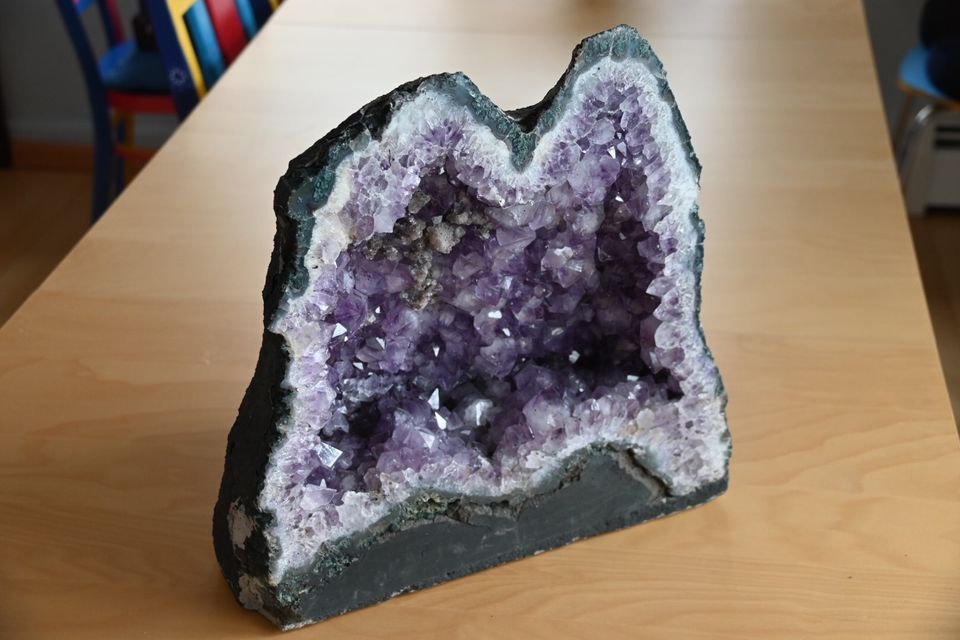 Druse Amethyst Zwillinge ABSOLUTE RARITÄT Amethystdruse in Rottenburg am Neckar