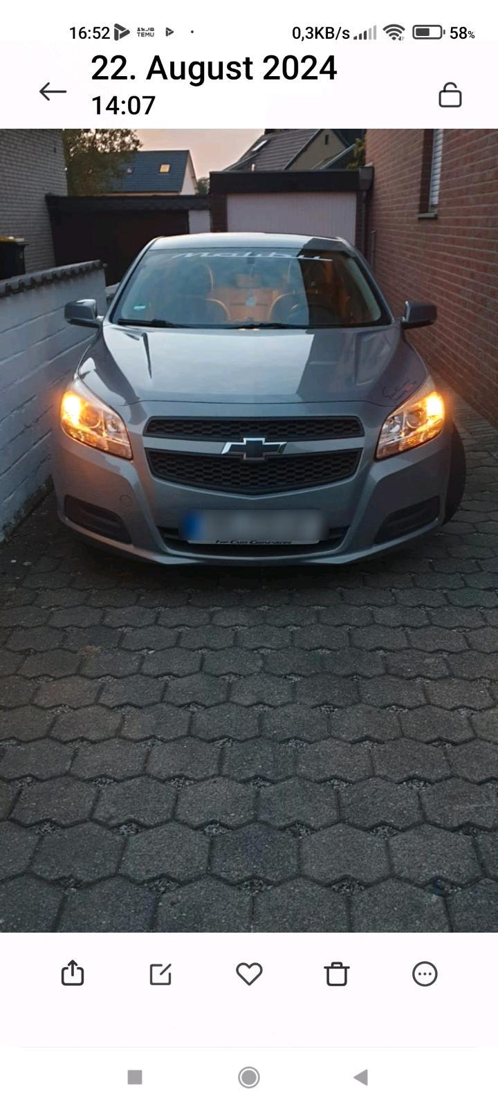 Abbildung des Autos Chevrolet Malibu