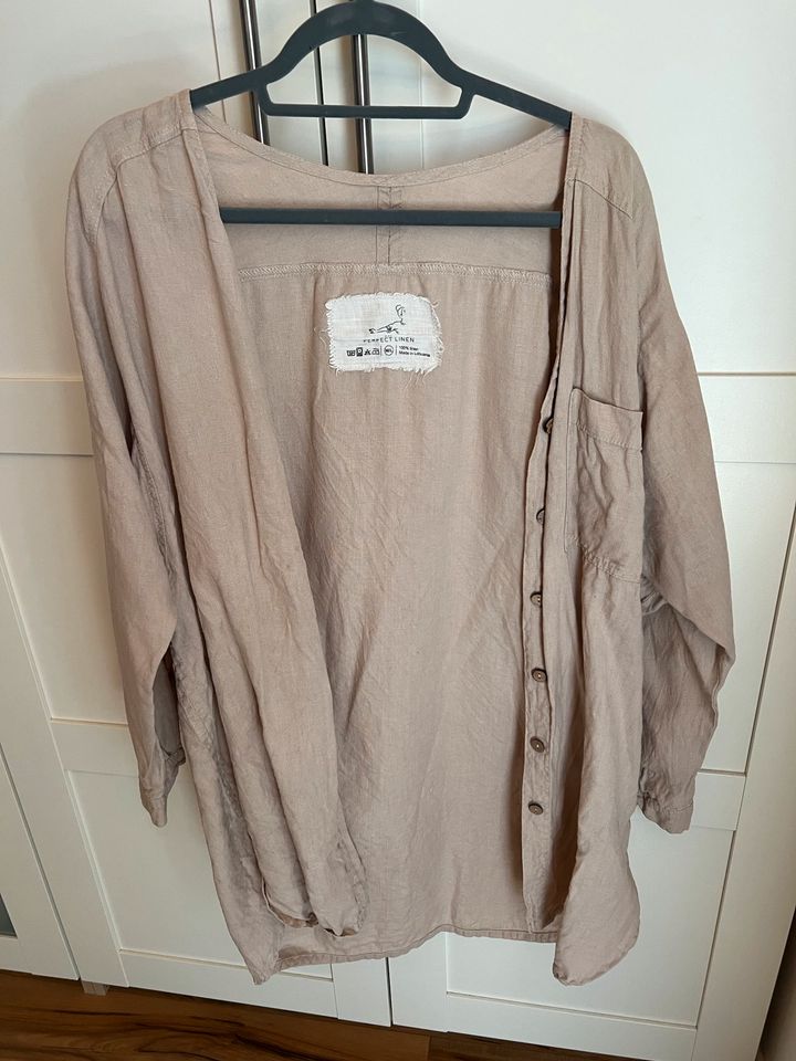 Livorno oversized linen Shirt M/L in Bingen