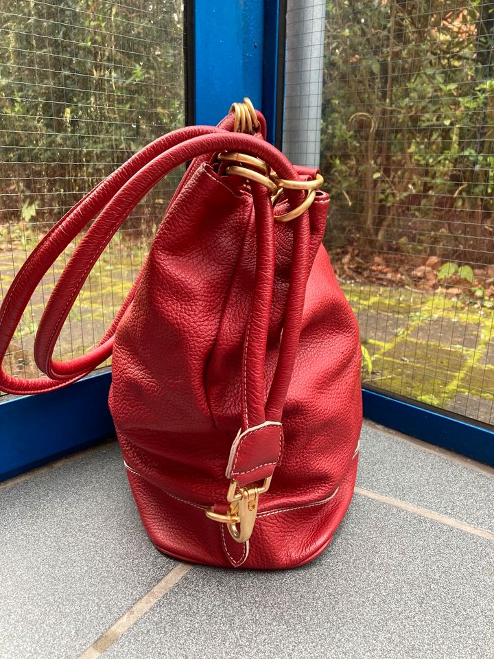 Neu Picard Handtasche Leder rot in Lübeck