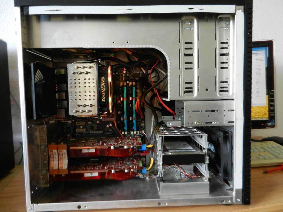 Gaming PC,Lian Li,Asus P5K Premium,AMD HD 3870 Crossfire,BeQuiet, in Braunschweig