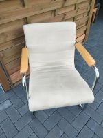 Sessel Machalke Crack Chromgestell beige Designersessel Niedersachsen - Bassum Vorschau