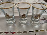 Schnapsglas Gläser Set Schnaps 3 tlg Goldrand Berlin - Steglitz Vorschau