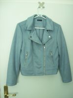 Bikerjacke rauchblau Velourimitat von CacheCache Aubing-Lochhausen-Langwied - Aubing Vorschau