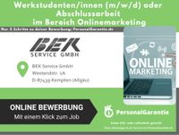 Werkstudenten/innen (m/w/d) Bayern - Kempten Vorschau