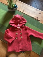 Baby Boden Strickjacke * Ohrenjacke * Jacke Gr. 62/68 korallenrot Sachsen-Anhalt - Hohenmölsen Vorschau