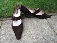 Peter Kaiser Veloursleder Riemen-Pumps mit Schnallen Gr.39,5 Bayern - Gersthofen Vorschau
