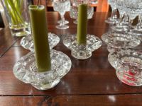 5 Kerzenhalter aus Kristallglas Nordrhein-Westfalen - Geldern Vorschau