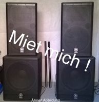 Musikanlage mieten  Yamaha DSR Lautsprecher leihen Vermietung Baden-Württemberg - Heiningen Vorschau