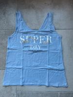 Superdry, Damen Top, hellblau, Gr. 38 Niedersachsen - Wedemark Vorschau