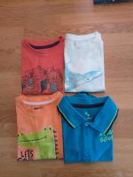 4 T-Shirts/Polo-Shirt, Kleinkinder, Größe 98/104,von lupilu u.a. Hessen - Friedewald Vorschau