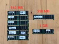 DDR1 Arbeitsspeicher/RAM | 1 GB | 512 MB | 256 MB Baden-Württemberg - Lörrach Vorschau