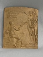 Carol I1866-1914 Bronzeplakette 1906 Auf die Universalausstellung Wiesbaden - Mainz-Kastel Vorschau