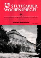 Stuttgarter Wochenblatt 1953 Verkehrsverein Baden-Württemberg - Bönnigheim Vorschau