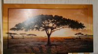 Afrika Bild mit bemaltem Rahmen, Memories of Masai Mara Hessen - Bad Homburg Vorschau