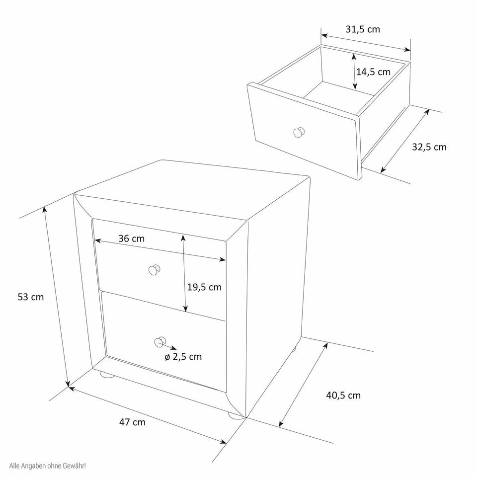 Nachttisch Nachtschrank Ablage Schlafzimmer Beistelltisch VB89€* in Magdeburg