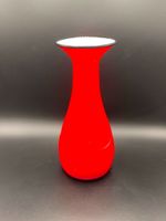 Große Bodenvase - Vase - MidCentury - rotes Farbglas - 70er Jahre Berlin - Lichtenberg Vorschau