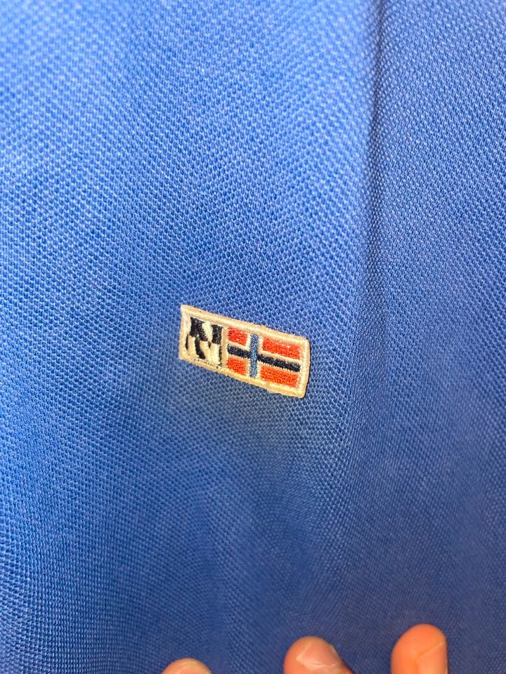 Napapijri Polo Shirt Größe XL blau Polo Hemd Herren Sommer in Berlin