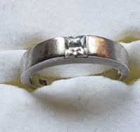 Silber Ring 925 mit Stein 4mm Quadratisch - siehe BIlder Altona - Hamburg Lurup Vorschau