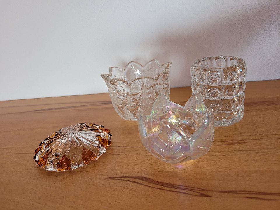 Deko - Glasschalen verschiedene Ausführungen in Deiningen