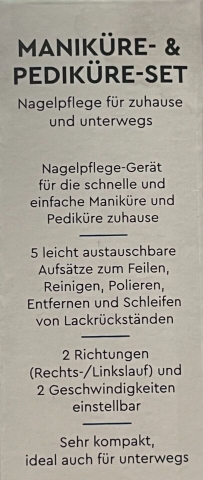 Aufsätze Pediküre-Set, 7 | jetzt Nagelfräser, Kleinanzeigen ist Mani- eBay Kleinanzeigen VitalMaxx - Wellsee-Kronsburg-Rönne Kiel Nagelfeile, in