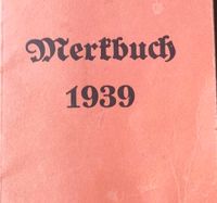 Merkbuch 1939 Sammlerobjekt Baden-Württemberg - Adelsheim Vorschau