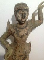 Antike Göttin Figur Tempel Tänzerin Mandalay Myanmar Burma 18.Jh Rheinland-Pfalz - Worms Vorschau