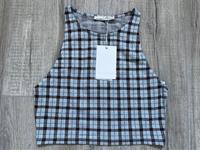 Pull&Bear Top Neu mit Etikett Gr.S Fb. Blau/Schwarz kariert Brandenburg - Senftenberg Vorschau