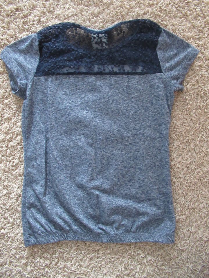 blaues T-Shirt v. Yigga Gr. 146 / 152 f. Mädchen in Stadtbergen