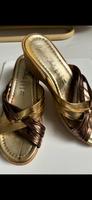 Damen Slipper -Sabot Gold-Bronze Gr. 36 Hessen - Groß-Zimmern Vorschau