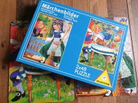 Piatnik Puzzle Märchen Schneewittchen Tischlein deck dich 2x48 Sachsen - Zwoenitz Vorschau